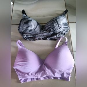 2 PINK bras size Small DD Never Worn